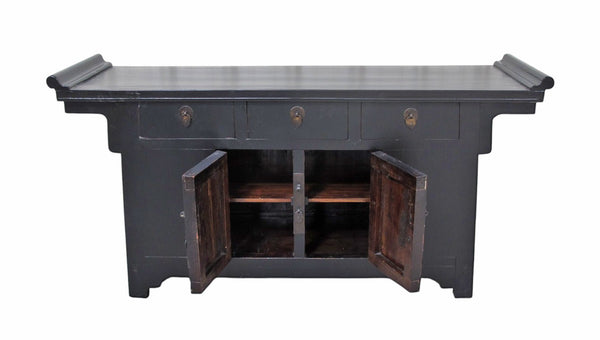 Antique Chinese Everted Flange Altar Sideboard - Dyag East