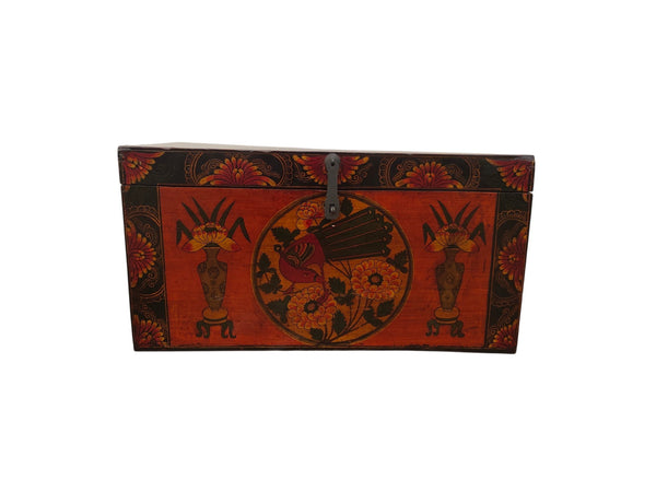 Antique Chinese Hand-Painted Storage Box - Dyag East
