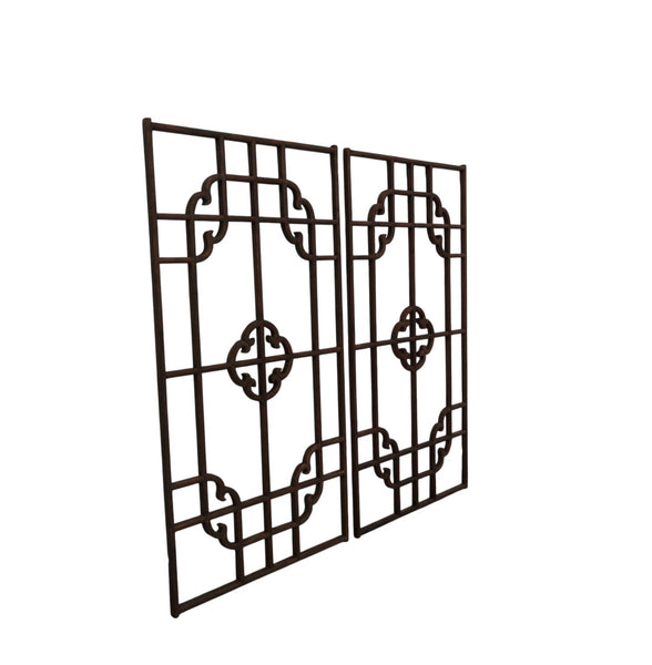 Antique Chinese Lattice Wall Art - Dyag East