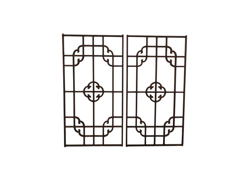 Antique Chinese Lattice Wall Art - Dyag East