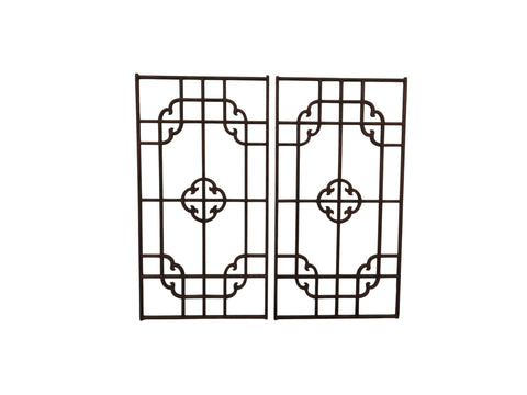 Antique Chinese Lattice Wall Art - Dyag East