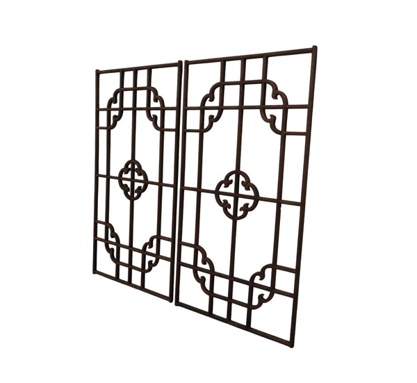 Antique Chinese Lattice Wall Art - Dyag East