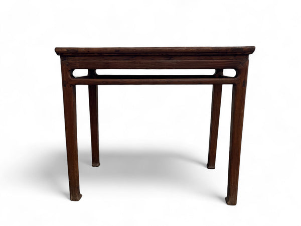 Antique Chinese Small Console or Wine Table with Marble Insert Top - Dyag East