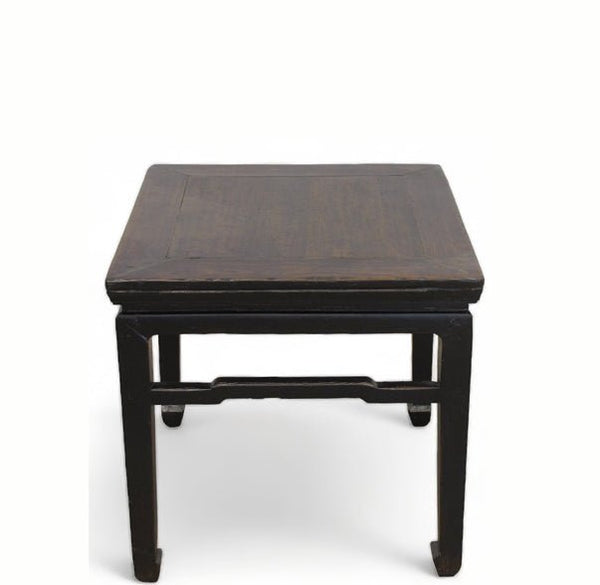 Antique Chinese Square Stool or Accent Table - Dyag East
