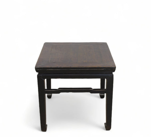 Antique Chinese Square Stool or Accent Table - Dyag East