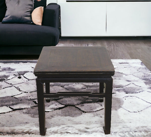 Antique Chinese Square Stool or Accent Table - Dyag East