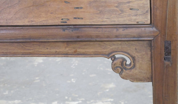 Antique Chinese Three-Drawer Side Table - Dyag East