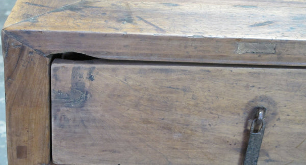 Antique Chinese Three-Drawer Side Table - Dyag East