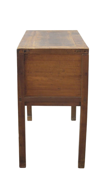 Antique Chinese Three-Drawer Side Table - Dyag East