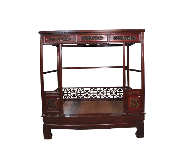 Antique Chinese Wedding Canopy Bed - Dyag East
