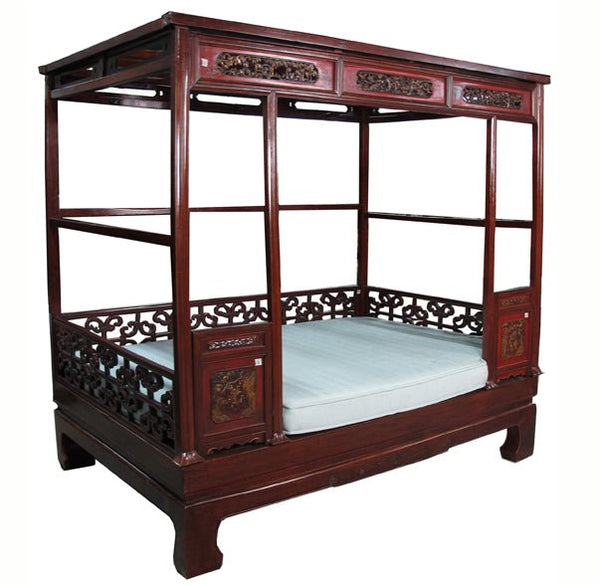 Antique Chinese Wedding Canopy Bed - Dyag East