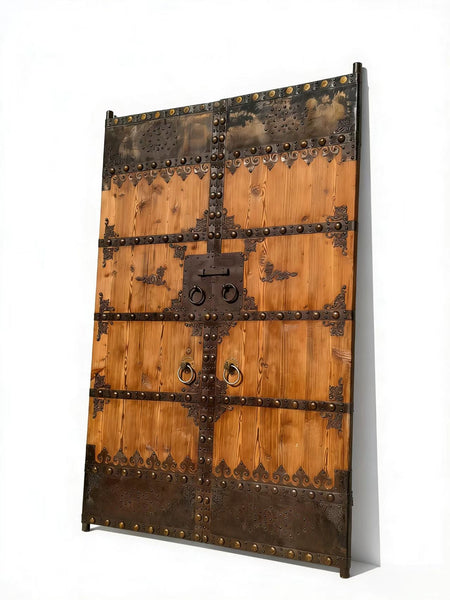 Antique Chinese Wood Doors with Iron Hardware - Dyag East
