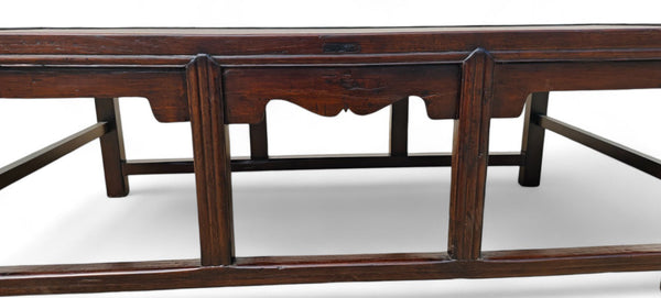 Antique Coffee Table, Rattan Top - Dyag East