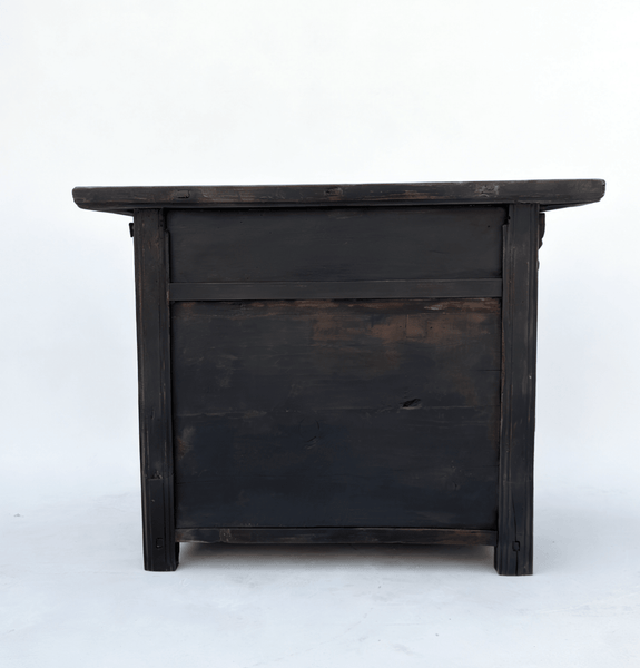 Antique Distressed Elm Altar Cabinet - Dyag East