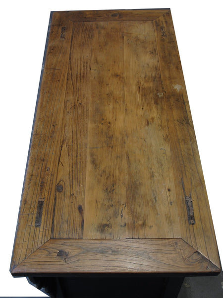 Antique Distressed Elm Altar Cabinet - Dyag East
