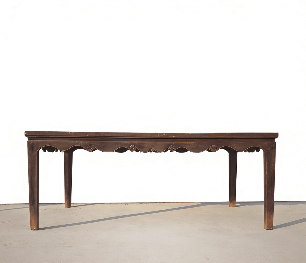 Antique Elm 82" Long Dining Table - Dyag East