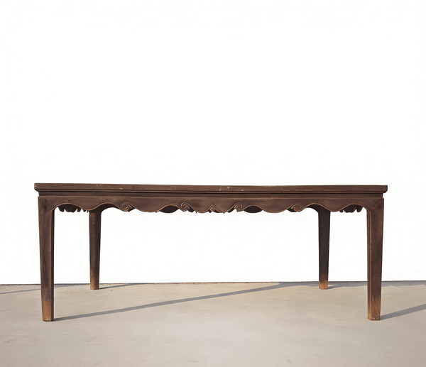 Antique Elm 82" Long Dining Table - Dyag East