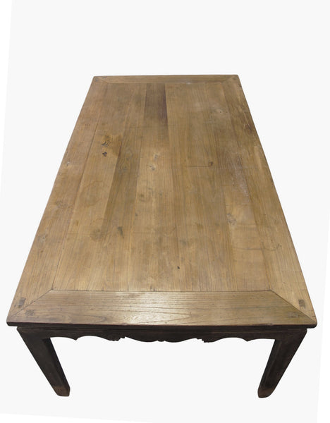 Antique Elm 82" Long Dining Table - Dyag East