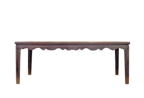 Antique Elm 82" Long Dining Table - Dyag East