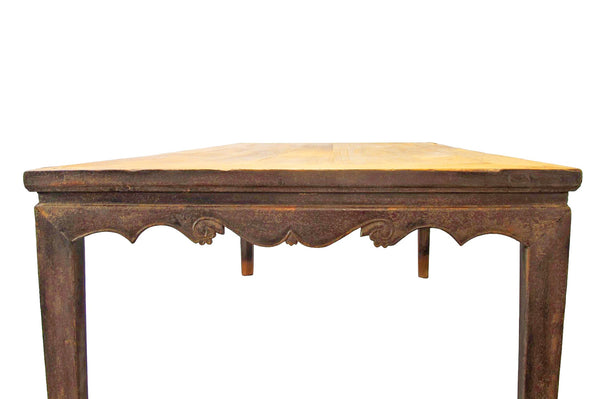 Antique Elm 82" Long Dining Table - Dyag East