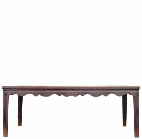 Antique Elm 82" Long Dining Table - Dyag East