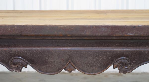 Antique Elm 82" Long Dining Table - Dyag East