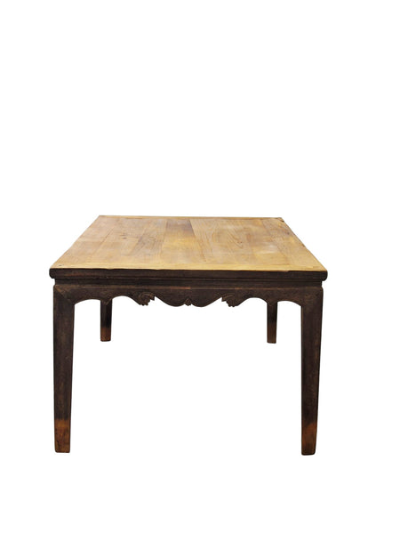 Antique Elm 82" Long Dining Table - Dyag East