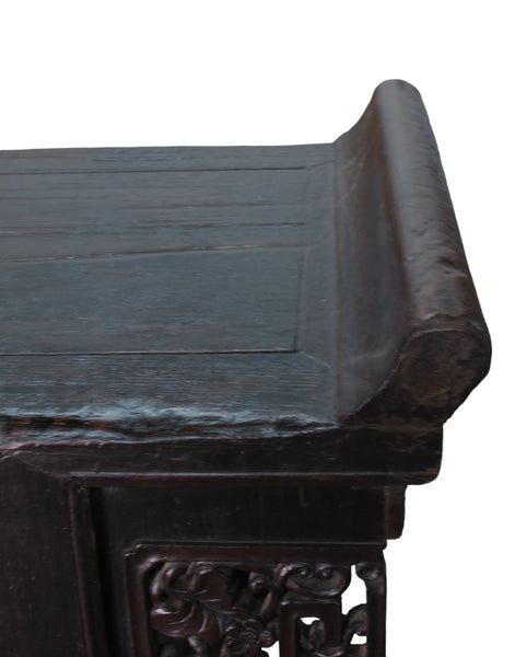 Antique Hand Carved Chinese Sideboard - Dyag East