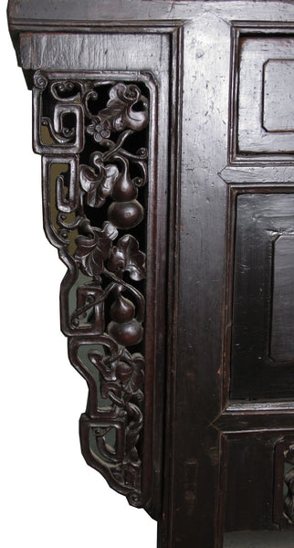 Antique Hand Carved Chinese Sideboard - Dyag East
