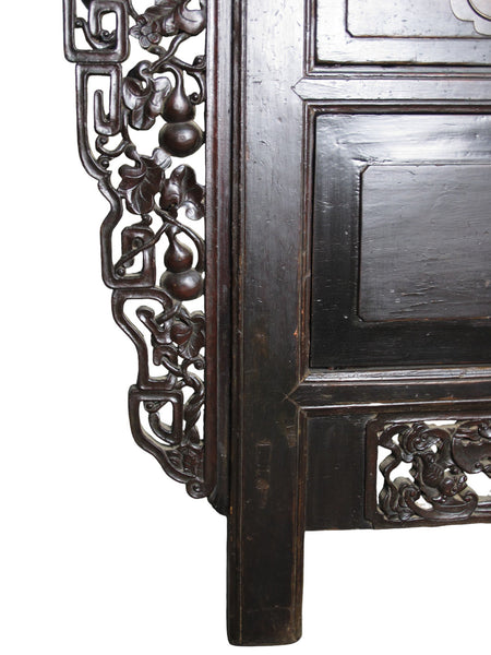 Antique Hand Carved Chinese Sideboard - Dyag East