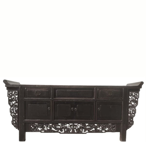 Antique Hand Carved Chinese Sideboard - Dyag East