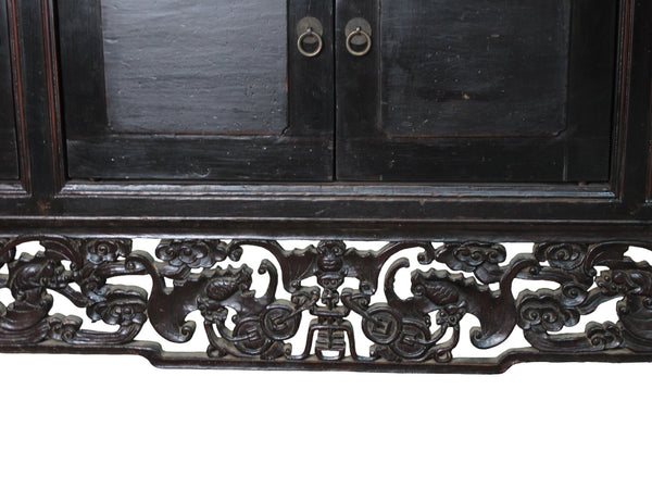 Antique Hand Carved Chinese Sideboard - Dyag East
