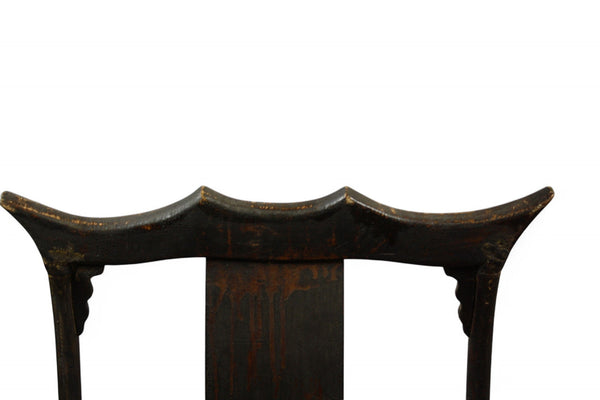 Antique High Yoke Back Armchair with Double Happiness - Dyag East