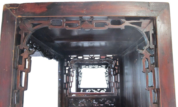 Antique Open-Shelf Display Cabinet - Dyag East