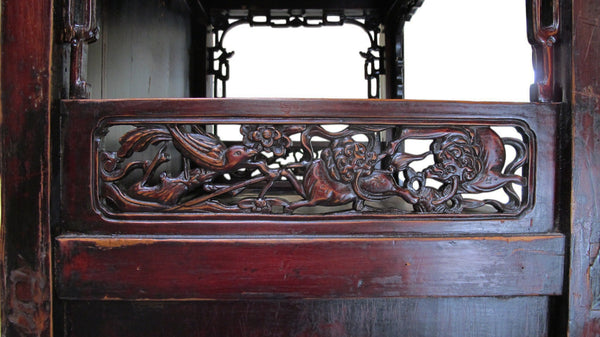 Antique Open-Shelf Display Cabinet - Dyag East