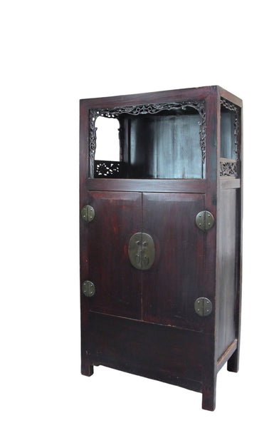 Antique Open-Shelf Display Cabinet - Dyag East