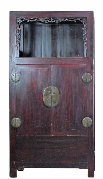 Antique Open-Shelf Display Cabinet - Dyag East
