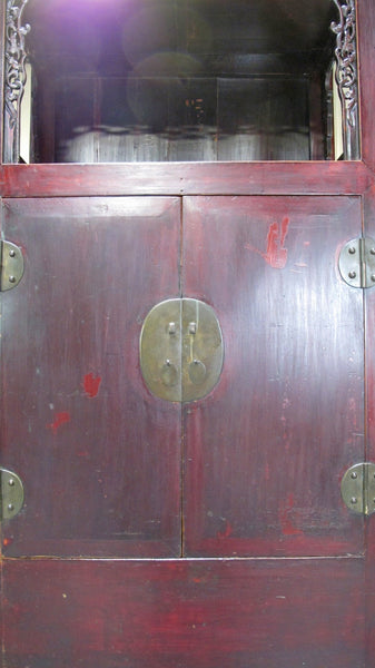 Antique Open-Shelf Display Cabinet - Dyag East