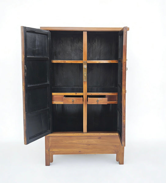 Antique Square - Corner Elm Armoire - Dyag East