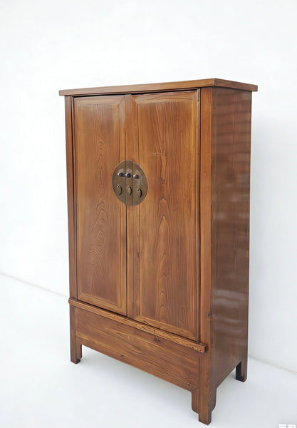 Antique Square - Corner Elm Armoire - Dyag East