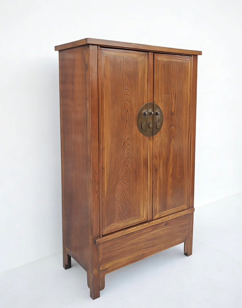 Antique Square - Corner Elm Armoire - Dyag East