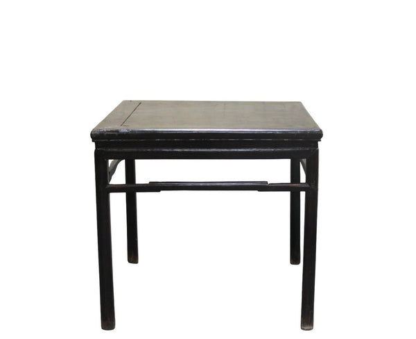 Antique Square Lacquered Tea Table - Dyag East