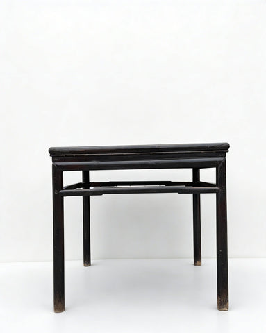 Antique Square Lacquered Tea Table - Dyag East