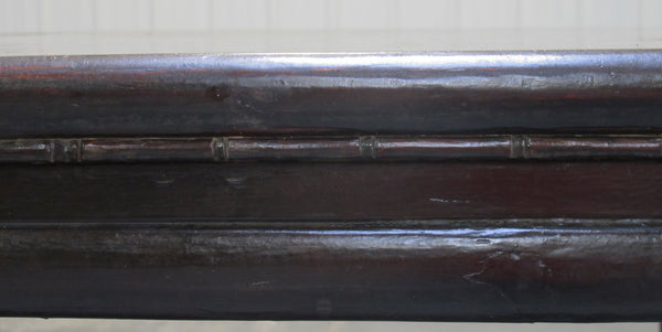 Antique Square Lacquered Tea Table - Dyag East