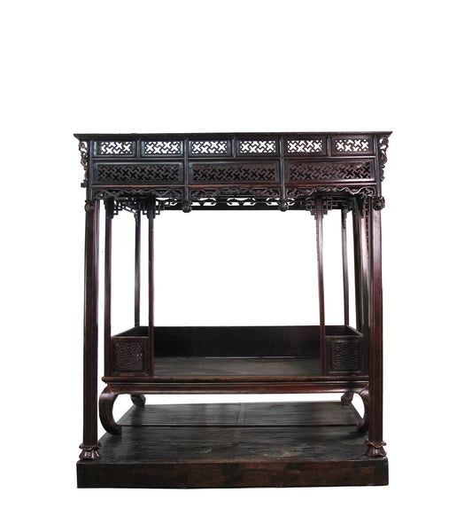 Authentic Rare 19th Antique Chinese Canopy Bed - Dyag East