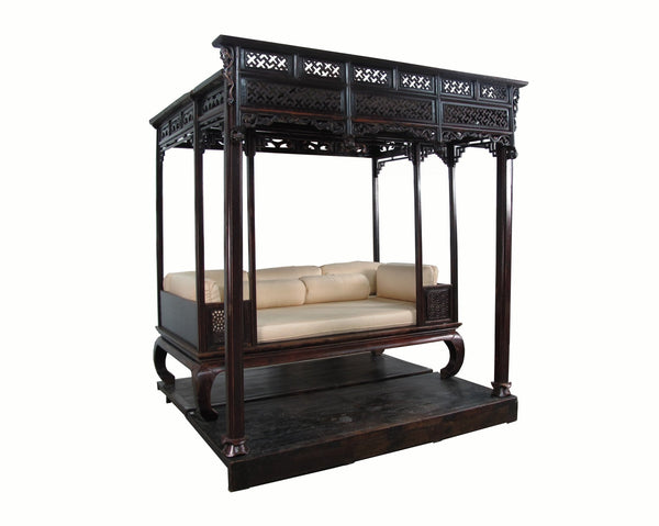 Authentic Rare 19th Antique Chinese Canopy Bed - Dyag East