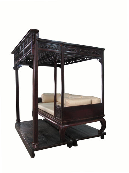 Authentic Rare 19th Antique Chinese Canopy Bed - Dyag East