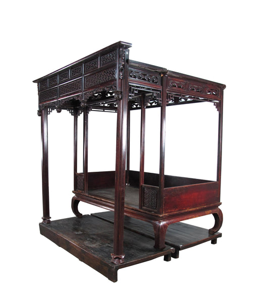 Authentic Rare 19th Antique Chinese Canopy Bed - Dyag East