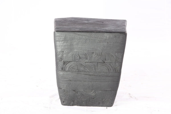 Black 15” Inch Block Accent Table 2.1 - Dyag East