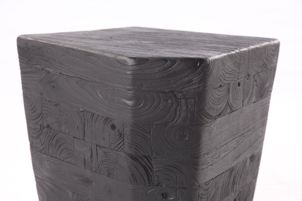 Black 15” Inch Block Accent Table 2.1 - Dyag East